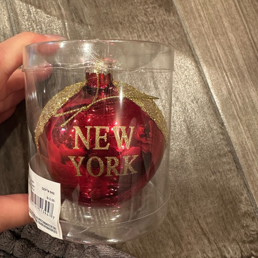 Kurt Adler Big Apple New York Holiday Ornament